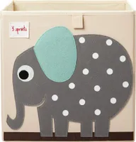 3 Sprouts Spielzeug Aufbewahrungsbox Elefant