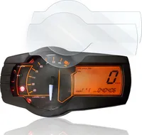 Displayschutz-Folie für Motorrad Tacho-Schutzfolie Germany, Kratschutz geeignet für KTM 990 SMR 2010 2x Matt