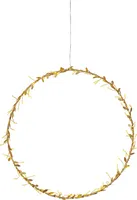 LED Gold Kranz Winny, batteriebetrieben, Timer, 38cm