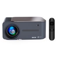 Mini projektor 400 ANSI lumenů 8K HDR Ultra Clear 2.4G + 5G WiFi BT5.0 Přenosný projektor, Android 9, AI Inteligentní hlasové ovládání pro kancelářské domácí kino