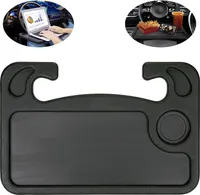 Auto Multi Lenkrad Tablett Schreibtisch Auto Esstisch Mit Becherhalter Laptophalter Tablett für Essen Notebook Schwarz