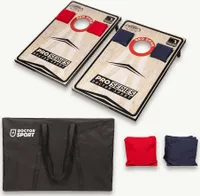 Cornhole 2x Komplett mit 8 Bean Bags und Tragetasche - 90x60 cm - 13kg. wirklich schönes Set aus echtem Holz