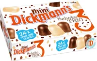 Dickmanns Minis Schoko Trio 24 kleine Schaumküsse 3fach sortiert 200g