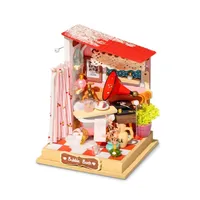Klappbares Holzmodell Mini-Badezimmer