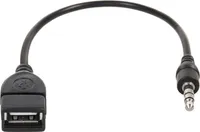 Adaptér Maclean USB na jack 3,5 mm černý (MCTV-693)