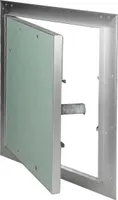 ECD Germany Revisionsklappe Revisionstür GK-Einlage 250x300 mm, Gipskarton 12,5mm, Alu Rahmen