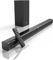 ULTIMEA 2.1 Soundbar für TV Geräte,  Bluetooth TV Soundbar mit Subwoofer, 3D Surround Heimkino Soundsystem für Fernseher