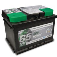 Cartec EcoPower Batterie 75 EFB 12V/75Ah/680A