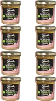 Lemke – HellesMandelmus 8 X 300g – Cremig, Lecker ohne Zusätze – Aus 100% blanchiertenMandeln – Vegan –  Berlin
