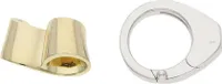 JuwelmaLux Perlenschließe 925/000 Sterling Silber teils vergoldet JL30-09-4167