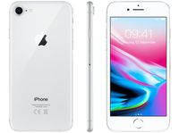 APPLE iPhone 8, Smartphone, 256 GB, Silber