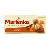 MARLENKA® Honigkugeln mit Zimt - Gebäckkugeln mit Honig - 10 Bälle, 1 x 235g