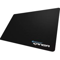 ROCCAT Kanga, Schwarz, Monochromatisch, Faser, Anti-Rutsch-Basis, Gaming-Mauspad