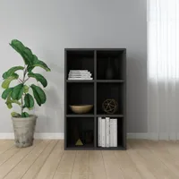 vidaXL Knihovna/bočník černá 66x30x98 cm Materiál na bázi dřeva