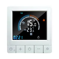 Digital Thermostat Raumthermostat Fußbodenheizung Wandheizung LCD 16A weiß