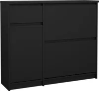 Naia Schuhschrank Schwarz Matt