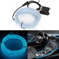 Umgebungs Lampe RGB Auto LED Neon Kalt Licht Auto Innen Atmosphäre Licht  Refit Dekoration Streifen Glanz
