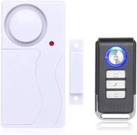 Tür- und Fensteralarm, Diebstahlalarm Mit Fernbedienung Für Die Sicherheit Zu Hause, 105 db Super Laut (EinschließLich 1 Alarm Und 1 Fernbedienung)