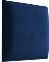 Muralo Polsterpaneel WANDKISSEN Wandpolster Bettkopfteil Wandpaneel Magic Velvet Dunkelblau 40 cm x 40 cm
