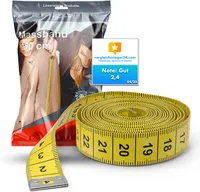 Prym Waist Tape Measure 150 cm, 0,5 mm x 19 mm x 150 cm, Gelb/Gelb, Yellow