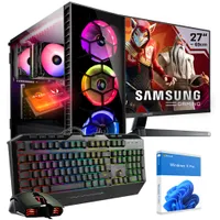 Gaming PC Komplett-Set AMD Ryzen7 5700G - AMD
