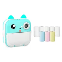 Dětský termální fotoaparát 1080P s 2,4palcovou obrazovkou + 5 dalších rolí termálního papíru - CUTEPRINROLLS