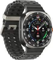INF Edelstahl-Lünette für Samsung Galaxy Watch Ultra Schwarz + Weiß