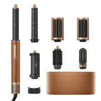 DREAME AirStyle Pro, 7-in-1-Hairstyler, Schnelltrocknend, 2 Lockenaufsätze, Volumen für das Haar Lederset, Airflow-Styling, Frizz-Reduzierung