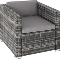 Rattansessel Lignano widerstandsfähig 70 x 69 x 65cm