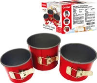 Backform-3er-Set  Ø 12,14 und 16 cm, Antihaftbeschichtung