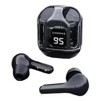 Air31 Bluetooth-Headset, Geräuschunterdrückung, In-Ear, drahtlos, transparent,Schwarz