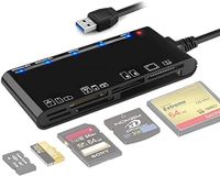 Kartenleser USB 3.0 7-in-1-Speicherkartenleser USB 3.0 Hochgeschwindigkeits-CF/SD/TF/XD/MS/Micro-SD-Karten-All-in-One-Kartenleser
