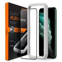 Szkło Hartowane Spigen Alm Glass Fc Na Iphone 11 Pro Max - Czarne