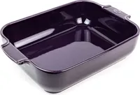 Peugeot rechteckige Auflaufform Appolia Ofenform Keramik Aubergine 32 cm 61029
