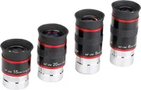 Zestaw okularów Svbony, 1,25 cala, 6 mm 9 mm 15 mm 20 mm Zestaw okularów do teleskopu 68-stopniowy teleskop szerokokątny Akcesoria do obserwacji planetarnych