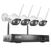 Bezdrôtový kamerový systém CCTV, rozlíšenie 3 MP, detekcia AI, obojsmerný zvuk, 4 kamery-a1T