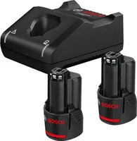 Ladegerät und wiederaufladbarer Batteriesatz BOSCH 1600A019R8 12 V