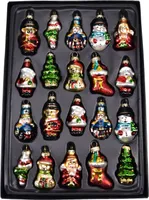 Weihnachtsdeko Weihnachtsbaumkugeln Baumschmuck Weihnachtsbaumspitze Aufhänger, Variante:11 = Figuren