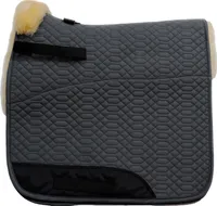 Engel Stable Engel - Lammfell Schabracke, grau / med./natur / Dressur