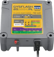 GYS FLASH 20.12/24 PL 026049 Automatikladegerät 12 V, 24 V 7 A, 15 A, 20 A 7 A, 15 A (026049)