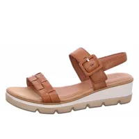 Marco Tozzi Da.-Sandalette Riemchensandalette  Braun