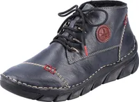 Rieker Damen Stiefeletten Warmfutter Schnürung 55002, Größe:39 EU, Farbe:Blau