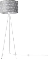 Stehlampe Wohnzimmer Modern E27 Leselampe Stehleuchte Stativ Retro Lampenschirm