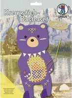Kreuzstich-Bastelset Bär