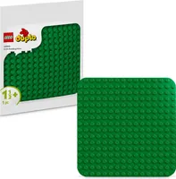 LEGO DUPLO Bauplatte in Grün, Bauspielzeug für Kleinkinder ab 18 Monaten, zum Ausstellen von Modellen, lässt Vorschulkinder kreativ bauen und fantasievoll spielen, Lernspielzeug 10460