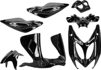 Verkleidung TNT 7 teilig für Yamaha Aerox MBK Nitro schwarz metallic