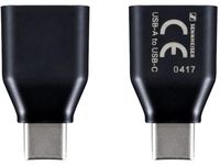 Sennheiser 507281, USB-A, USB-C, Männlich/Weiblich, Schwarz