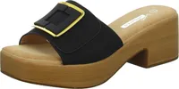 living UPDATED Damen-Pantolette mit Keilabsatz Schwarz-Braun, Farbe:schwarz, EU Größe:37