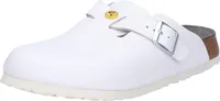 Birkenstock Boston ESD Pantolette weiß schmale Weite Gr. 42