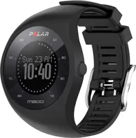 INF Čierny silikónový náramok Polar M200